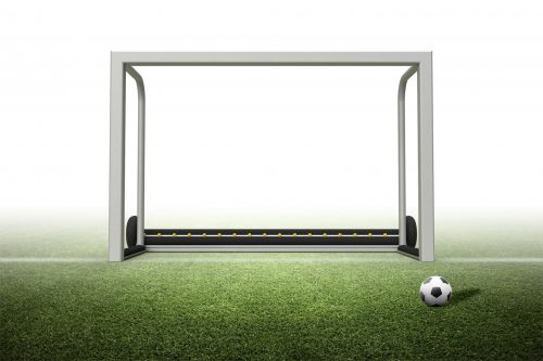 3.9’H x 5.9’W Portable Safety mini soccer goal with PlayersProtect®